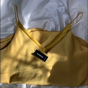 yellow/gold EXPRESS blouse